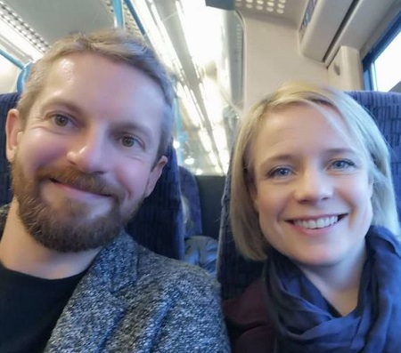 The 39 aged BBC meteorologist Sarah Keith-Lucas is married to her husband Richard Sutton.